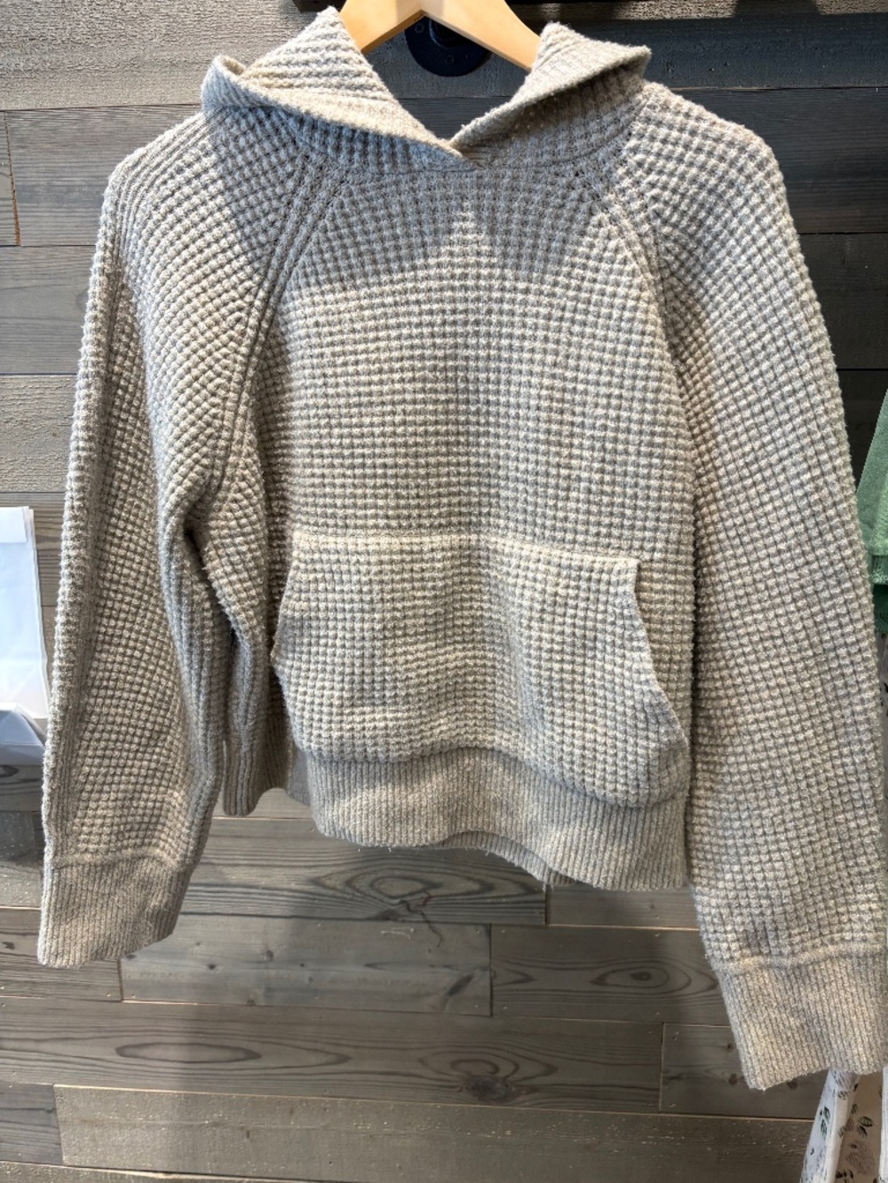 Abercrombie & Fitch Waffle Knit Hoodie